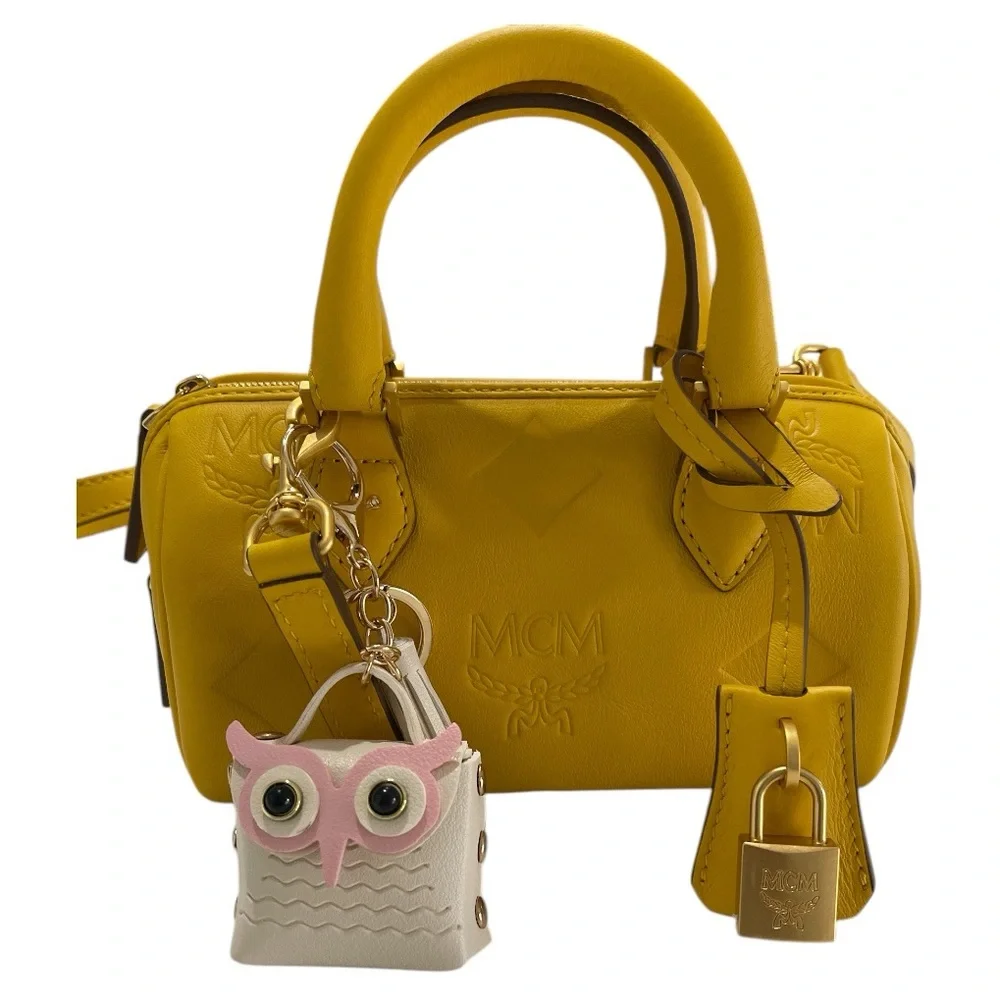 NEW! SMALL LIGHT COFFEE OWL BAG CHARM KEYCHAIN